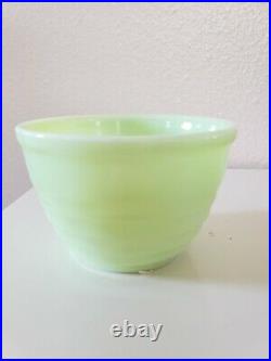 Jeanette Jadeite Concentric Beehive Horizontal Ribbed Bowl Very Rare 5 1/2