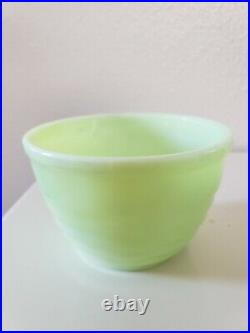 Jeanette Jadeite Concentric Beehive Horizontal Ribbed Bowl Very Rare 5 1/2