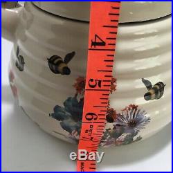 Kamenstein Bumble Bees Hive Tea Kettle Teapot Flower Missing Wing Bee Very Rare