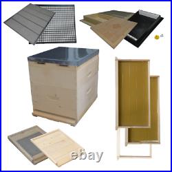 Langstroth 10 Frame Beehive 1 Brood Box & 1 Shallow Super Customisable