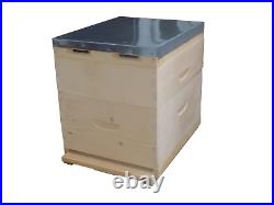 Langstroth 10 Frame Beehive 1 Brood Box & 1 Shallow Super Customisable