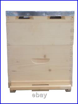 Langstroth 10 Frame Beehive 1 Brood Box & 1 Shallow Super Customisable