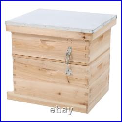 Langstroth Bee Hive House Box Wooden Honey Bee Beginner Beekeeping Equipment