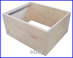 Langstroth Beehive 10 Frame brood + 1 super with frames Varroa floor European