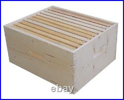 Langstroth Beehive 10 Frame brood + 1 super with frames Varroa floor European