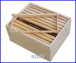 Langstroth Beehive 10 Frame brood + 1 super with frames Varroa floor European