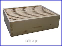 Langstroth Beehive 10 Frame brood + 1 super with frames Varroa floor European