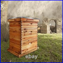 Langstroth Beehive 10 Wooden Frame Box Kit with Waxed Boxes, 2 Deep and 1 Medium