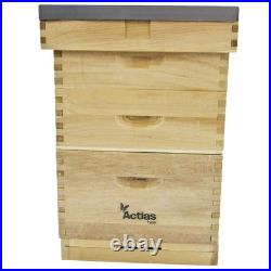 Langstroth Beehive Bee Keeping New Zealand Pine 2 Super 1 Brood Flat Roof Bee