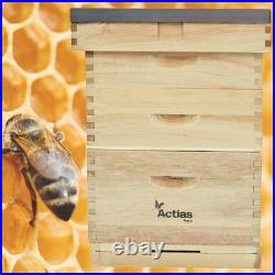 Langstroth Beehive Bee Keeping New Zealand Pine 2 Super 1 Brood Flat Roof Bee