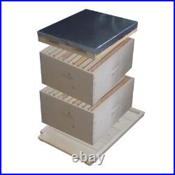 Langstroth Beehive European Made 10 Frame double brood with frames Solid floor