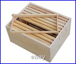 Langstroth Beehive European Made 10 Frame single brood with frames Varroa floor