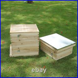 Langstroth Beehive Honey Bee Breeding With 10 20pcs Hive Frames Pro Beekeeper UK
