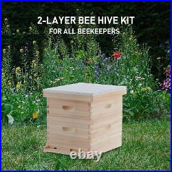 Langstroth Beehive Kit 20 Frame Box with 10 Deep & 10 Medium Frames