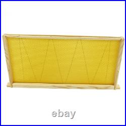Langstroth Beehive Wired Wax Foundation Sheets and Frames Beekeeping