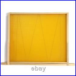 Langstroth Beehive Wired Wax Foundation Sheets and Frames Beekeeping