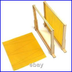 Langstroth Beehive Wired Wax Foundation Sheets and Frames Beekeeping