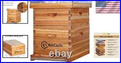 Langstroth Beehive with Beeswaxed Foundations
