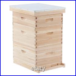 Langstroth Hive Beehive Kit 30 Frame Box, 20 Deep, 10 Medium Frames