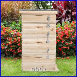 Large 95cm Langstroth Beehive Box Beekeeping Honey Wooden BeeHive Beekeeper Tool