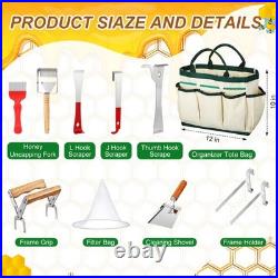 Leriton 30 Pcs Beekeeping Supplies Beehive Large, as the picture show