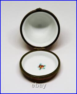 Limoges France Box Rochard Vintage Bee Hive & Bees Flower Inside Beehive