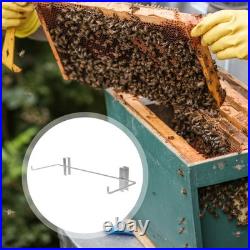 Metal Beekeeping Frame Holder Silver Bee Hive Stand Sturdy Storage Tool