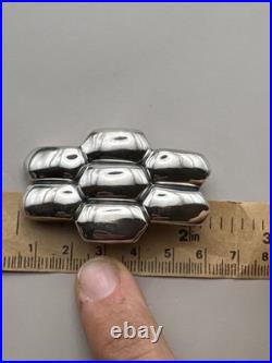 Mignon Faget Sterling Silver Bee Hive Style Belt Buckle