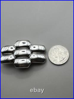 Mignon Faget Sterling Silver Bee Hive Style Belt Buckle
