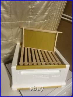 NATIONAL PARADISE HONEY POLY BEEHIVE WITH 1 BROOD 2 SUPERS ASSEMBLED, inc Frames