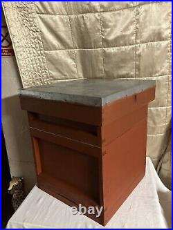 National 14x12 Deep Beehive with Frames with Wired Foundation, inc Super CEDAR