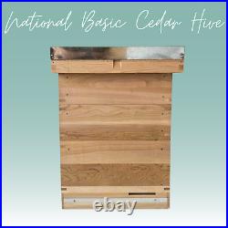 National Basic Hive Kit Cedar Beekeeping