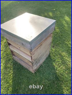 National Bee Hive (2) used-complete includes brood box, 2 supers