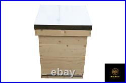 National Bee Hive Bee Keeping 1 Brood 2 Supers with Frames, Wax and Starter Kit
