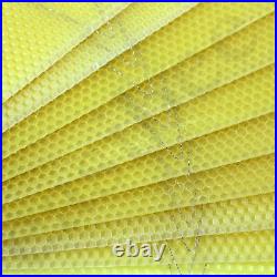 National Bee Hive Brood Wired 100% Natural Beeswax Wax Foundation Sheets Easibee