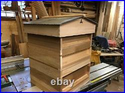 National Bee Hive, Joiner made with quality in mind. Red Cedar, with frames