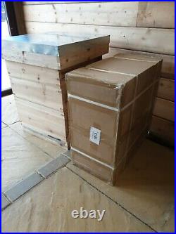 National Bee Hive Kit, 1 x Brood, 2 x Supers including Frames and Wax Sheets