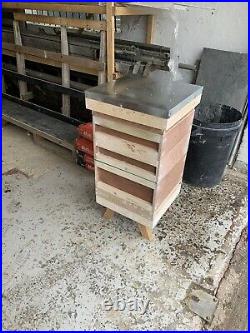 National Bee hive, unpainted. Please read des (new info) Beekeeping