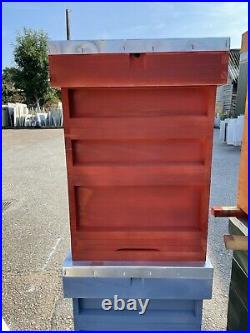 National Beehive Assembled & Painted Frames & Wax