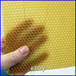 National Beehive Brood Box Wired Wax Foundation Sheets Beekeeping Hive 50 or 100