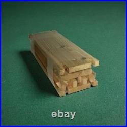 National Beehive (Empty, x2 Supers) with Flat Roof in Cedar (Flat packed)