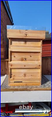 National Beehive Waxed Pine 3 Brood Boxes Norfolk Beekeeping National Beehive Waxed Pine 3 Brood Boxes Norfolk Beekeeping