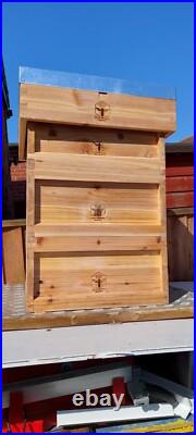 National Beehive Waxed Pine 3 Brood Boxes Norfolk Beekeeping National Beehive Waxed Pine 3 Brood Boxes Norfolk Beekeeping