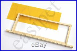 National Beehive Wired Wax Foundation Sheets and Frames Beekeeping Easibee