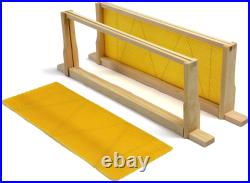 National Beehive Wired Wax Foundation Sheets and Frames Beekeeping Hive Kit