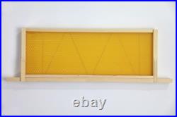 National Beehive Wired Wax Foundation Sheets and Frames Beekeeping Hive Kit