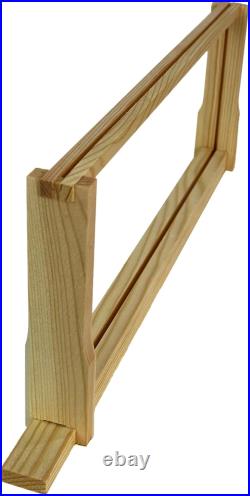 National Beehive Wired Wax Foundation Sheets and Frames Beekeeping Hive Kit