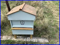 National Beehive With Gable Roof. Only About 3 Months Old. Includes Two Supers