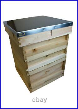 National Beehive, complete, ASSEMBLED, British made, PLUS ACCESSORIES