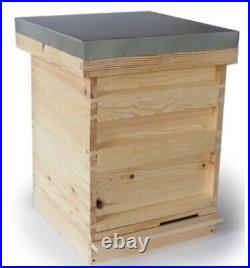 National Beehive perfect Bee Keeping hive flat packed wooden, galvanised metal